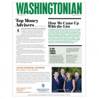 Alpha Named Washingtonian Top Advisors